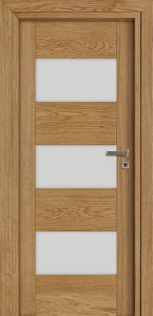 BERGAMO 3 - Drzwi drewniane nowoczesne wewnętrzne